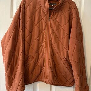 Garnet Hill Easy Knit Quilted Jacket